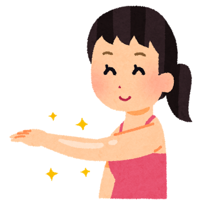 腕がキレイな女性