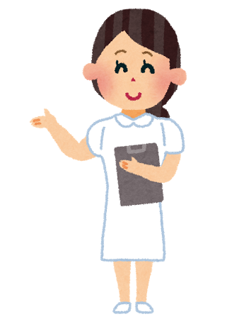 白衣を着た女性